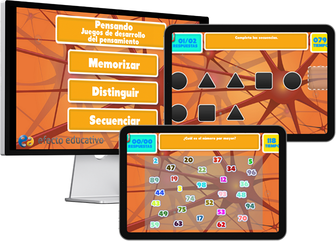 Pensando — juegos de desarrollo del pensamiento