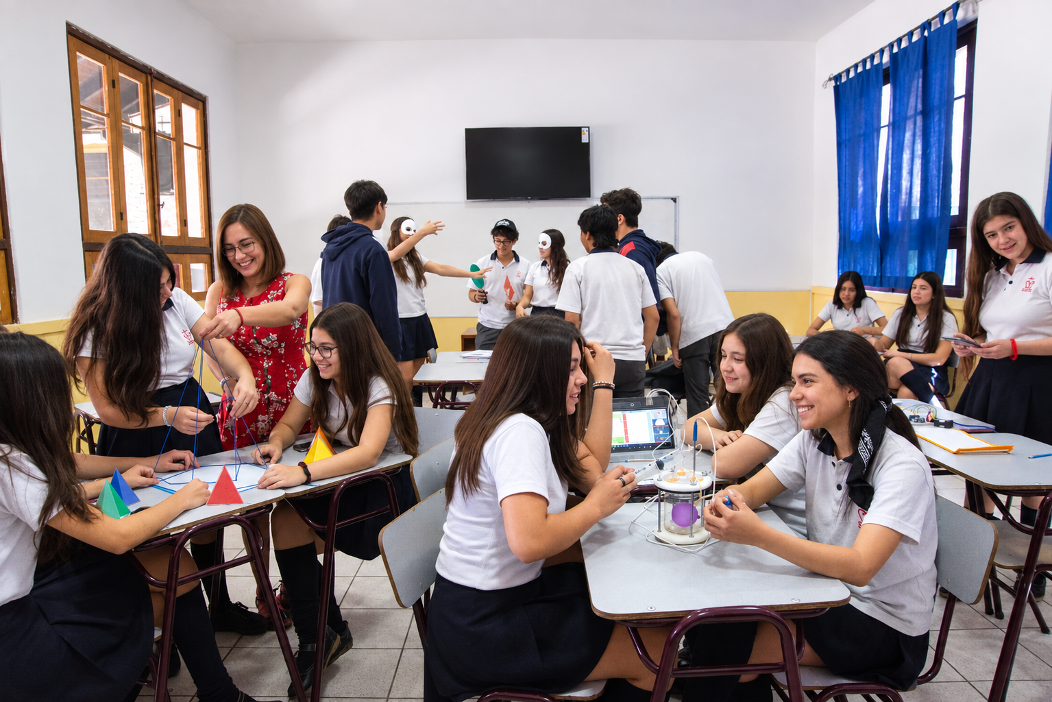 Aula con metodologías activas